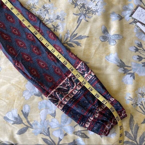 Venus Bohemian Blue and Rust Gypsy Top - Small - Picture 8 of 10